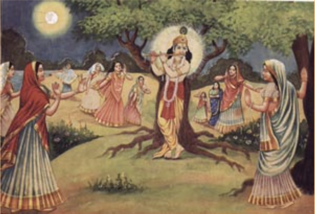 Krishna-Gopis Maharas Leela Myth